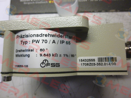 PW70-RK FSG Fernsteuergeräte
