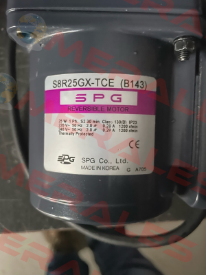 S8R25GX-TCE (B143) Spg Motor