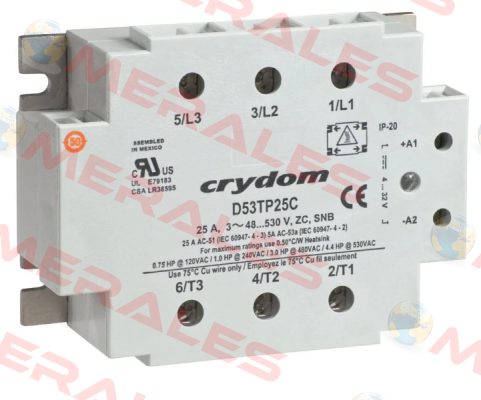D53TP50C (pack x10) Crydom