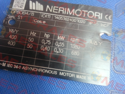 DP 80B 4/8 P  Neri Motori