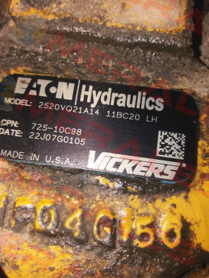 2520VQ21A14 11BC20 LH old code, new code 428649-BCL 2520VQ21A14 11BC20-L Vickers (Eaton)
