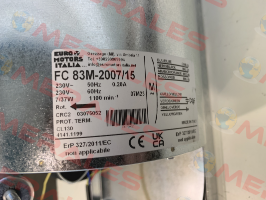 FC83M-2007/15 3075052 Euro Motors Italia