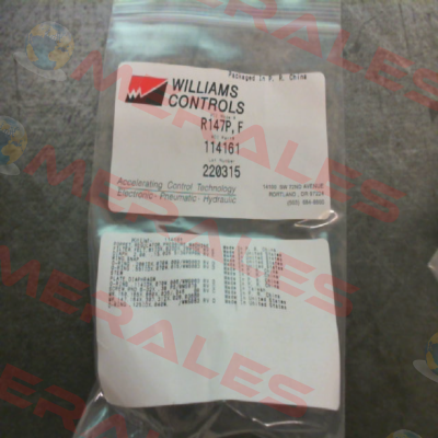 R147P Williams Controls