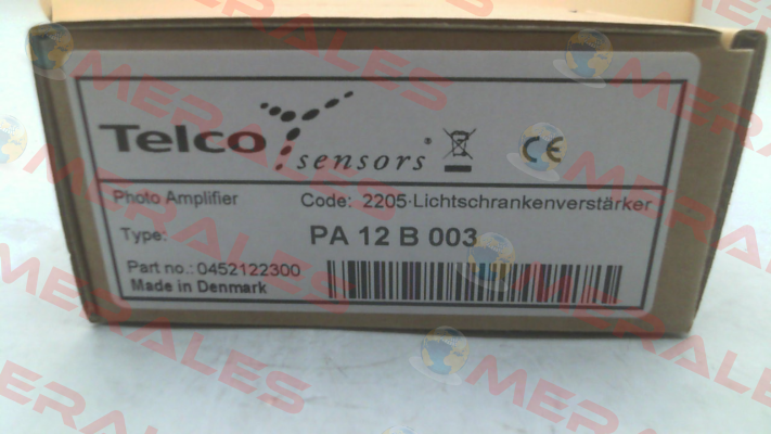 p/n 5752, Type PA12B003 Telco