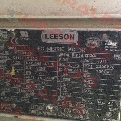C180T11FZ1CCC 005A AC  Leeson