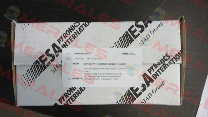 ESTROB2 A-01-05-03-CN-2-/00U-CBBB-0//1-04E-//52/1/ ESA Pyronics International