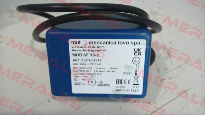 7.001.01574 Mut Meccanica Tovo SpA