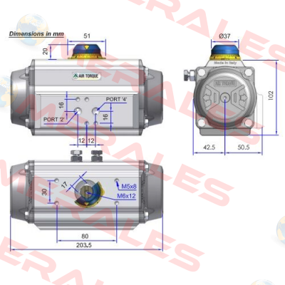 B10- AT201UDAF05+F0717 DS-000 (UK part N. - AT201UDA ) Air Torque