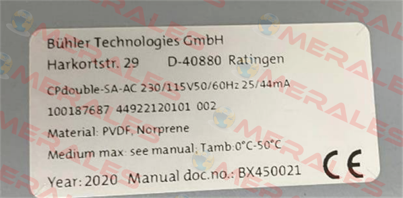 44922120101 Bühler Technologies