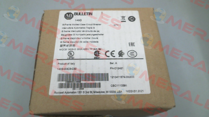 140G-G3C3-C30 Allen Bradley (Rockwell)