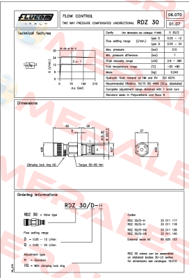 RDZ30 D-HG Flucom