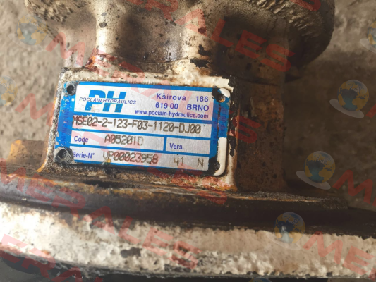 MSE02-2-123-F03-1120-DJ00 obsolete, replacement MSE02-2-123-F03-1120-YDJ0  Poclain