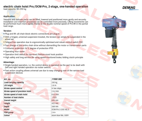 77080 080 Demag