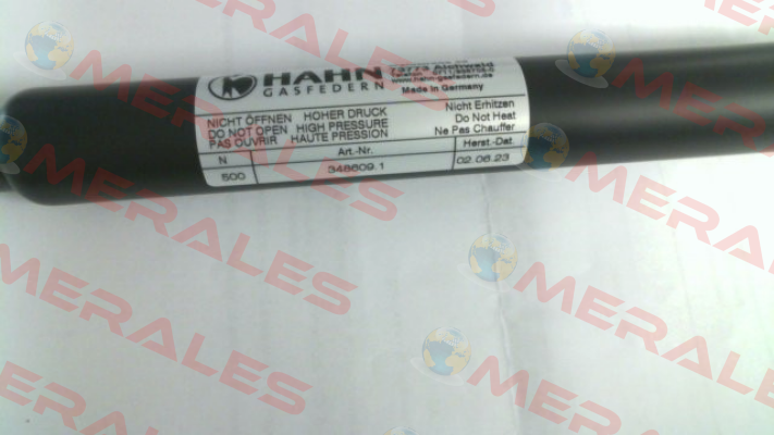 S 10 28 0100 1 0336 GZ18 AB16 00500N /7 Hahn Gasfedern