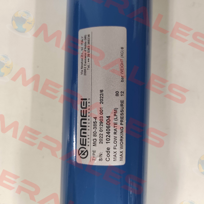 P/N: 102406004 Type: MG 80-385-4 Emmegi