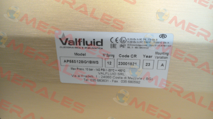 AP55S12BG1BW Sirca