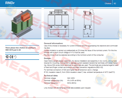 RNDr 50  Michael Riedel Transformatorenbau