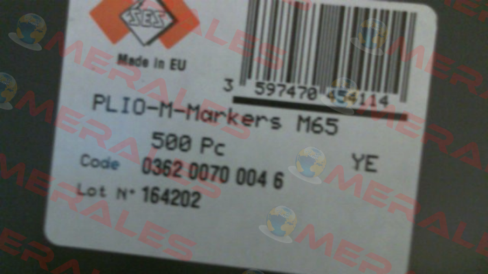 P/N:  036200700046, Type: M-65 6 Ses Sterling