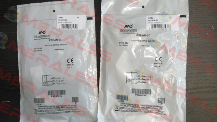 PS2/AN-0C Micro Detectors / Diell (now Datasensing)