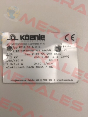 K21R 90 L 2 H Küenle