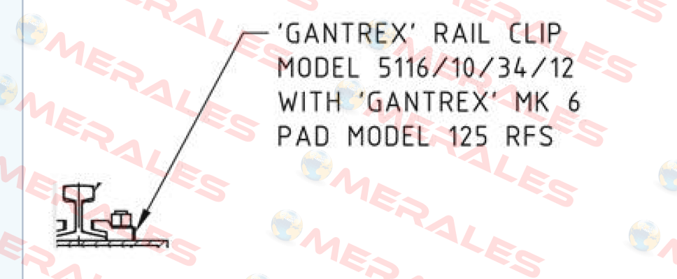 GANTREX RailLok BG10/BN fvz Gantrex