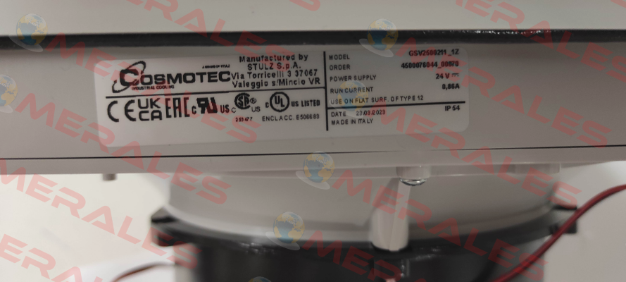 GSV2500211 Cosmotec (brand of Stulz)