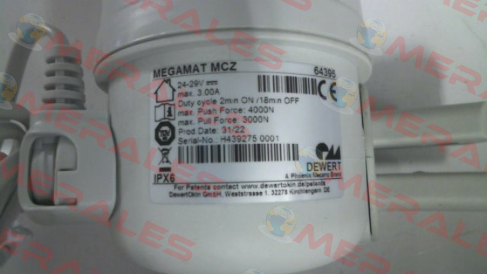 Megamat MCZ 64395 DEWERT