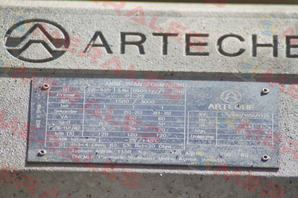 CA-525 S/N:0909322/1 2010  Arteche