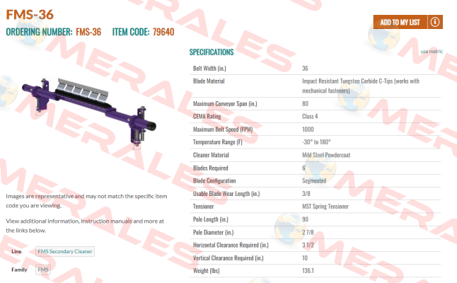 FMS-36 Flexco