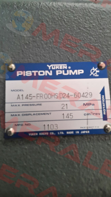 A1 45-FR00HS D24-60429  Yuken