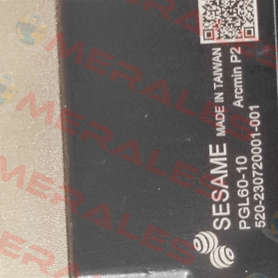 PGL 60 - 10 Sesame Motor