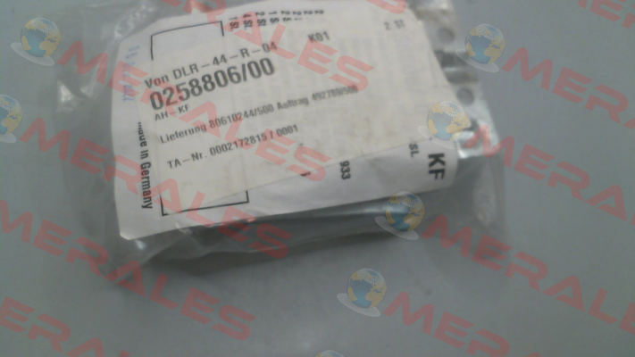 P/n: 0258806/00, Type: AH-KF Vahle