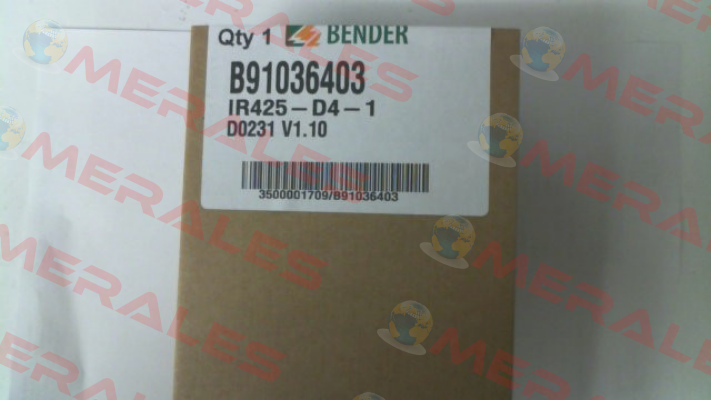 p/n: B91036403, Type: IR425-D4-1 Bender