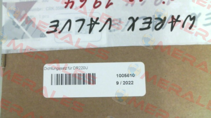 1005610 / Seal and wear parts set Warex