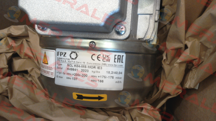 SK04MS50+0240      SCL K04 MS SERIES MOR Fpz