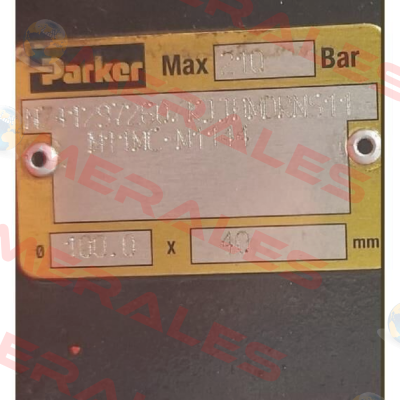 100KJJHMDRNS11M11MC40.00M1144 Parker