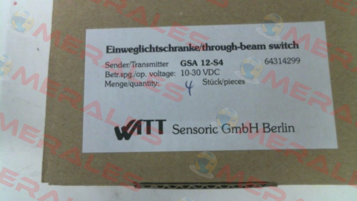 GSA 12-S4 Witt Sensoric