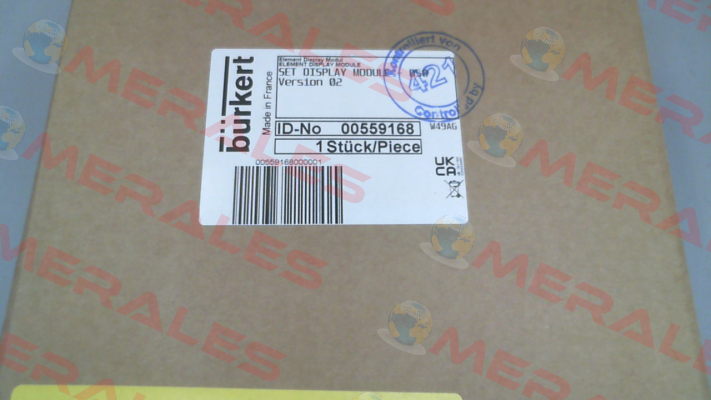 p/n: 00559168, Type: 8222 Burkert