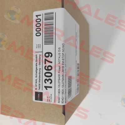 p/n: 130679, Type: 8040/1180X-10L07SA05 Stahl