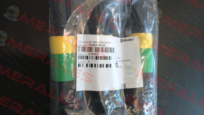 15.0647C5-20  KBT-10BV-AX/M32/50-70-C5 Staubli