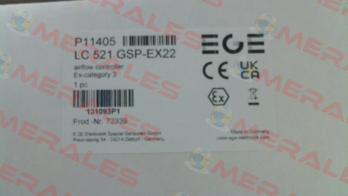 p/n: P11405, Type: LC 521 GSP-Ex22 Ege