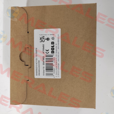 p/n: 0047953, Type: BA9055/210 AC110V 10-100IPM Dold