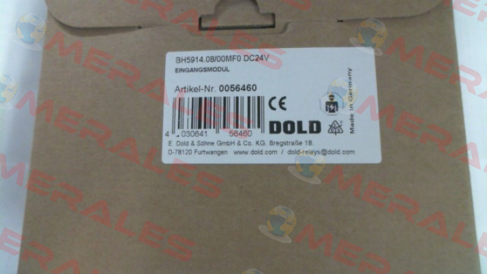 p/n: 0056460, Type: BH5914.08/00MF0 DC24V Dold