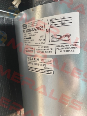 GMV FC123B-80600/7 Euro Motors Italia