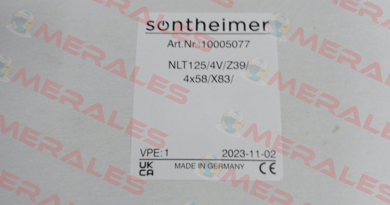 NLT125/4V/Z39/4x58/X83 Sontheimer